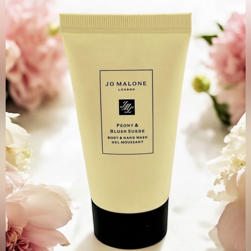JO MALONE 3 BEST PEONY AND BLUSH BODY WASH  WOOD SAGE LOTION & ENGLISH CANDLE